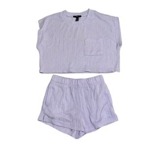 Forever 21 set (2 piece) purple size small